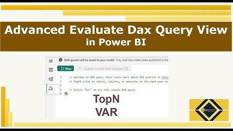 Advanced Evaluate DAX Query View | Power BI