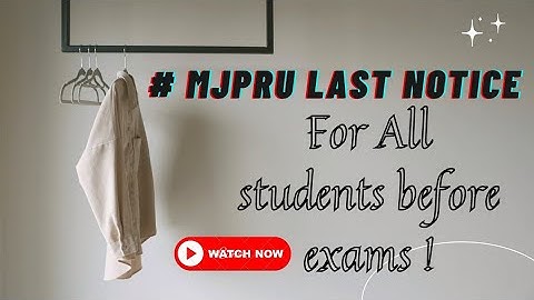 Mjpru exam scheme revised exam scheme | please click on description 👇