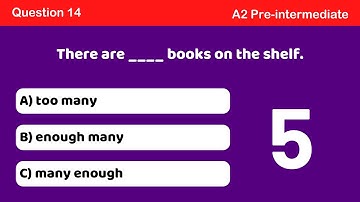 too, too much, too many, enough