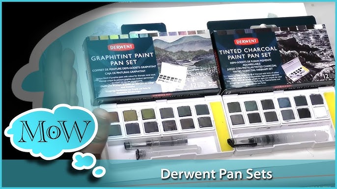 Derwent Pastel Shades Paint Pan Set 12 half pans