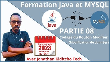Formation Java et MYSQL, Partie 08 Codage du Boutton Modifier