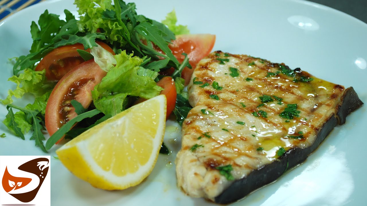 Pesce Spada Arrostito Alla Griglia Alla Piastra In Padella Secondi Di Pesce Grilled Swordfish Youtube