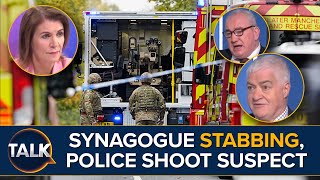SYNAGOGUE ATTACK: Man Stabbed And Four Injured After Car Driven At People | Police Shoot Suspect