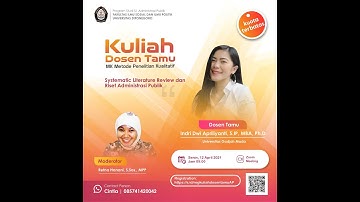 Kuliah Dosen Tamu Mata Kuliah Metode Penelitian Kualitatif Prodi S1 Administrasi Publik FISIP UNDIP