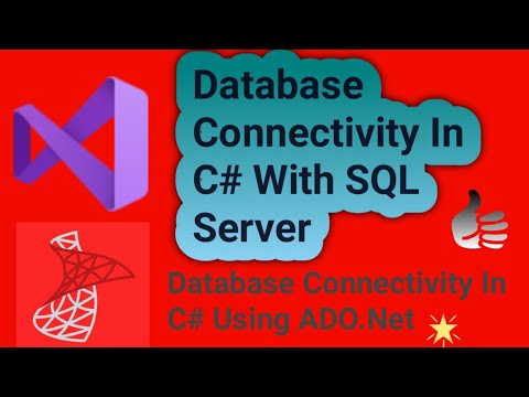 🖥️ Database Connectivity In C# With SQL Server || #viral #sql # ...