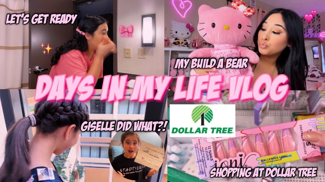 DAYS IN MY LIFE VLOG: hello kitty build a bear, Houston trip, dollar tree run, & scary situation..