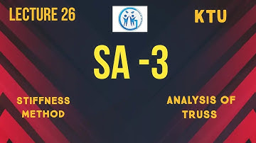 ANALYSIS OF TRUSS - MODULE 4 - DISPLACEMENT TRANSFORMATION MATRIX - PROBLEM