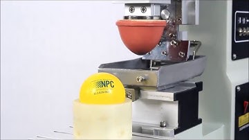 How to pad printing on circle or ball objects