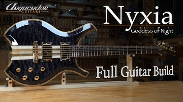 Building a Bespoke Neck Through Guitar by hand | Nyxia - Goddess of Night.