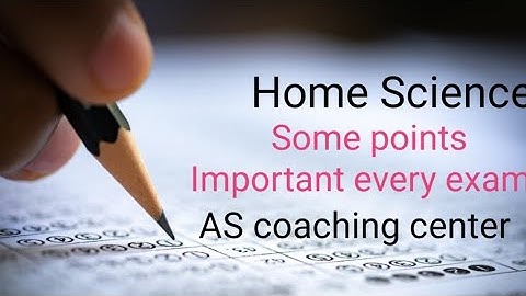 Home Science important point objective m ( Lab Assistant TGT PGT GIC LT NET JER )10+2