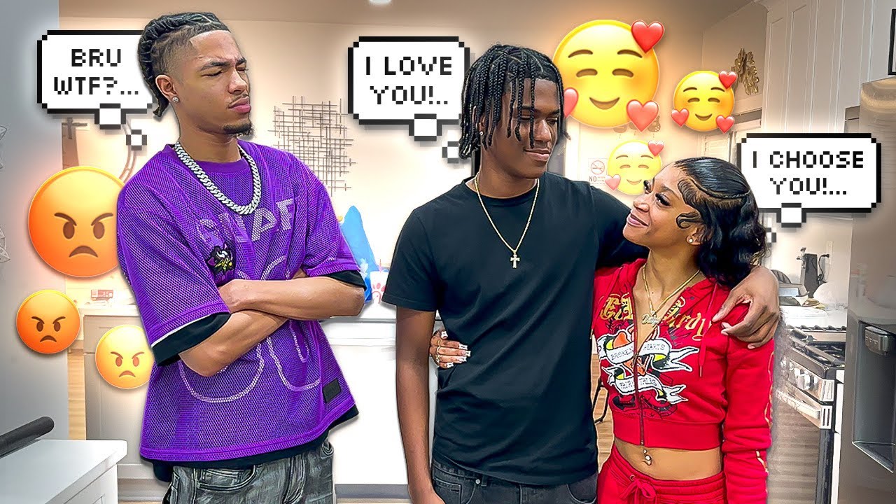 I TOLD DMIYA TO CHOOSE BETWEEN ME AND TRAY 😱🥰 (SHE CHOOSE!?!)