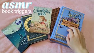 ASMR Book Triggers 📚 Tapping, Scratching, Tracing