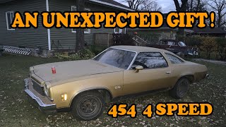 1973 Chevelle 454 4 Speed.  New Owner.  1 Of 8 Sold In Canada
