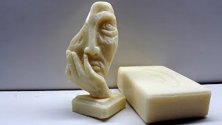 Soap craving sculpture.creative art