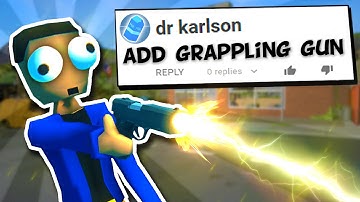 I nearly added a grappling gun to my game, but the the drill stopped me | unity devlog #4