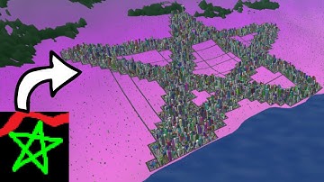 Turning MS Paint Drawings into Cities! (WARNING: 0.017 fps)