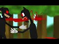 cartoon cat vs cartoon dog (remeke) (stick nodes)