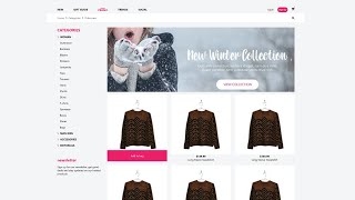 How To Create A RESPONSIVE ECOMMERCE LANDING PAGE With HTML & CSS | CSS FLEXBOX and CSS GRID Project