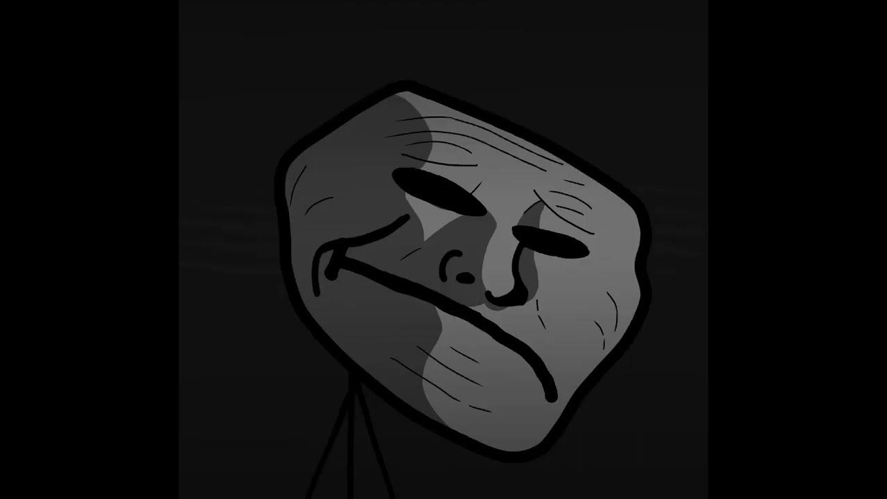 Troll Face becoming sad (template), Troll Face