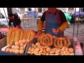Утренний уличный рынок в Хейхе. Быстрая еда китайцев.