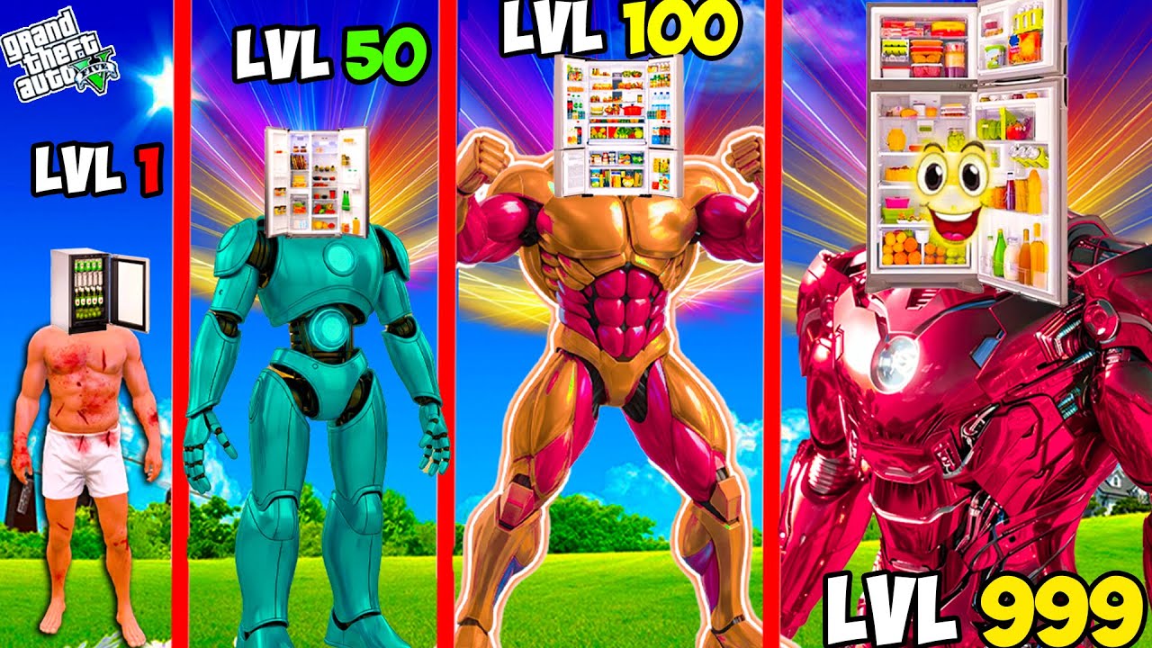 Franklin Training Avengers To Become CHAINSAW MAN To Save UPGRADED TITAN PIZZA MAN GTAV AVENGERS