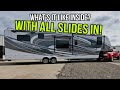 OUR NEW RV! Full access with most Slides in! Vanleigh Beacon 42RDB