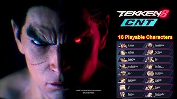 TEKKEN 8 - Closed Network Test - boot menu