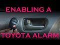 Enabling a Toyota Security System on Base Model Cars