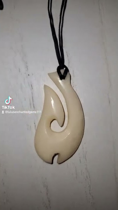 Hei Matau Carved Necklace