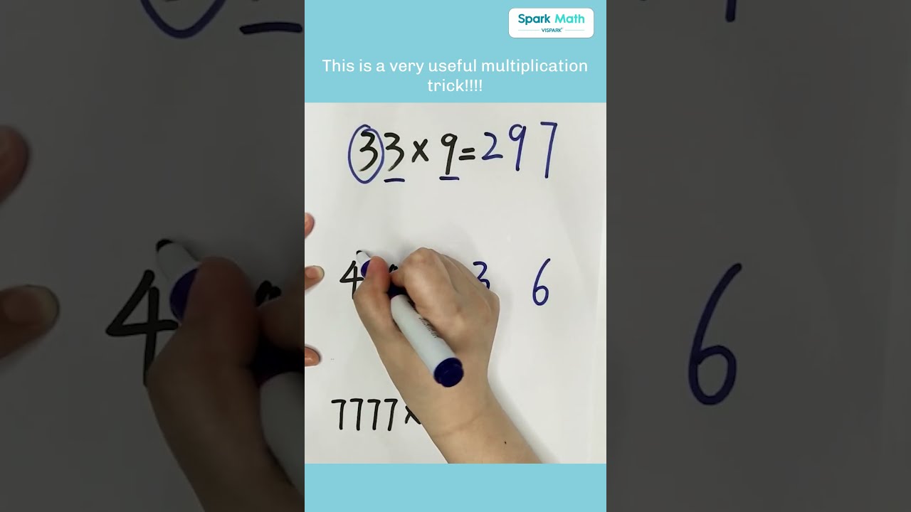 Multiplication Trick For 9 Times Repeated Digit Numbers Shorts