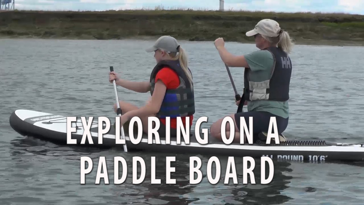 SAILING DAPHI AND EXPLORING THE MARSHS BY PADDLEBOARD