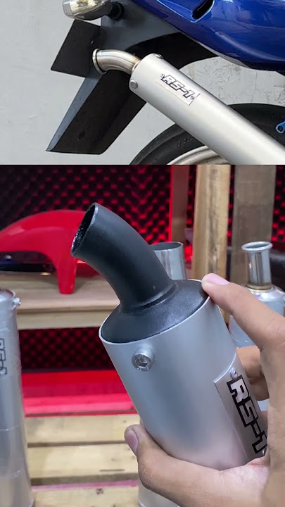 THE CHARACTER OF THE 2-STROKE NINJA SILENCER IS DIFFERENT, ADJUSTED TO THE MOTORCYCLE'S SPECS AND...