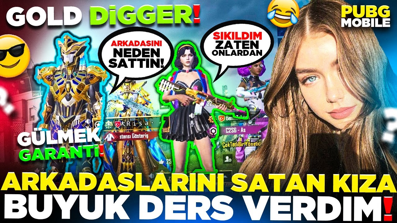 ARKADAŞLARINI HESAP İÇİN SATAN KIZA BÜYÜK DERS VERDİM 😎 (EFSO TROL) | PUBG MOBILE