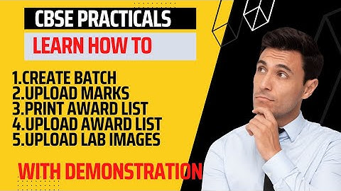 Learn how to upload practical marks on cbse portal || Must watch for atal utkrisht schools||