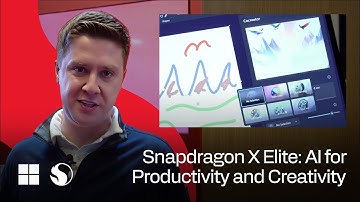 Snapdragon X Elite: Next-Gen AI Features for Productivity and Creativity | Microsoft Build Demo
