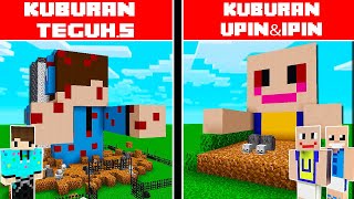 AKU DITUNTUT IKUT TANTANGAN YOUTUBER BIKIN KUBURAN TEGUH SUGIANTO DAN UPIN IPIN ANGKER DI MINECRAFT!