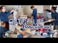 CATCH UP CLEAN WITH ME | WHOLE HOUSE CLEAN WITH ME 2021 | cleaning motivation stay at home mom