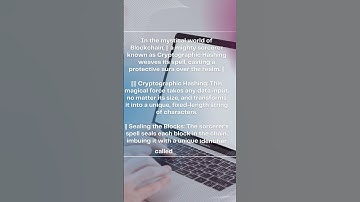 Blockchain 101: Cryptographic Hashing #shorts #blockchain