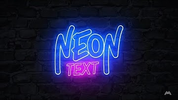 How To Make Neon Text On Android... Adobe Photoshop PS Touch | Pixellab App | Technical Updates