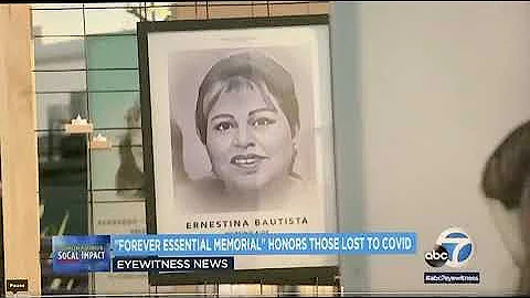 Forever Essential memorial honors SoCal frontline health care workers who died of covid in Commerce.