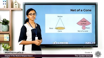 Grade 4 Mathematics Chapter 7 Class 5 The World of shapes 3D Shape and net of a 3D shape
