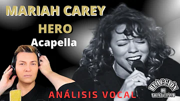 Reaccion / reaction MARIAH CAREY - HEROE * ACAPELLA Por Adry Vachet Coach