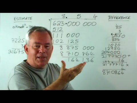 How to Calculate a Cube Root Using the Division Method