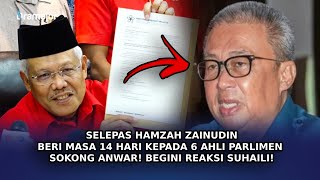SELEPAS Hamzah Beri Masa 14 Hari Kepada 6 MP BERSATU Sokong Anwar! Begini Reaksi Suhaili!