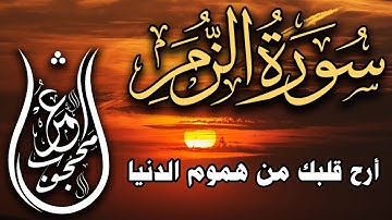 سورة الزمر تلاوة تريح القلوب من هموم الدنيا القارئ عمر محجوب