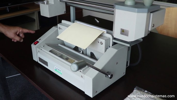 VEVOR Wireless Glue Book Binding Machine A4 Manual Hot Glue Book Binder 110V with Milling Spine Rougher Binding Machine for Paper Books Albums