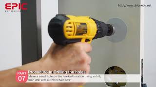 Epic ES 809L Digital Door Lock installation Guide
