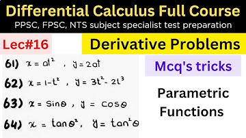 Derivative of trigonometric functions lec#16 #mathematics #ppsc #fpsc #nts #maths #mathstricks #phd