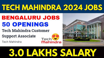 Tech Mahindra Walk in Drive for Freshers | 2024 jobs | Bengaluru jobs for freshers | Enge Velai