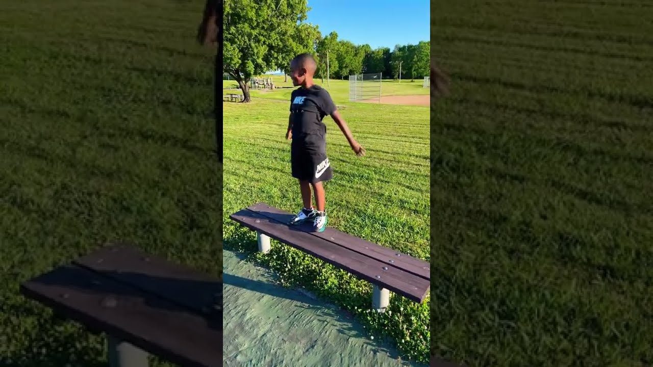 8 Year Old Does Double Backflip Amazing Trailblazer Stunt Stunts
